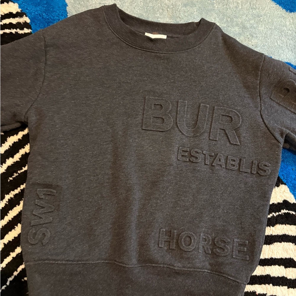 Burberry Charcoal Sweatshirt